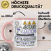 Plattenladenbesitzerin Tasse Geschenk Lustig Abstand Halten Hochleistungs-Plattenladenbesitzerin Mit Drang Zur Perfektion Bei Der Arbeit Rosa Trendation