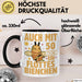 50. Geburtstag Tasse Geschenk Frauen Mutter Lustig Auch mit 50 Noch Ein Flottes Bienchen Kaffee-Becher Trendation
