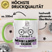 Mountainbike-Guide Geschenk Tasse So Gut Kann Nur Ein Mountainbike-Guide Aussehen Geschenkidee Kaffee-Becher Grün Trendation