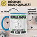 Bungee-Jumper Tasse Geschenk für Bungee-Jumper Der Mann Der Alles Kann Geschenkidee zum Geburtstag Blau Trendation