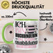 Buchbinderin Ausbildung Start Geschenk Tasse Ich Bin Buchbinderin In Der Ausbildung Ich Darf Das Kaffee-Becher Geschenkidee Grün Trendation