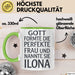 Ilona Tasse Geschenk Gott Formte Die Perfekte Frau Ilona Geschenkidee Grün Trendation