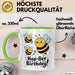 Geburtstagsfeier Bienen Tasse Geschenk Lustige Geschenkidee Spruch Hap Bee Geburtstag Grün Trendation