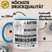 Musikerziehung Geschenk Tasse Lustiger Spruch Erheben Sie Sich Der Musikerziehung Betritt den Raum Blau Trendation