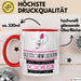 Gleitschirmfliegerin Weil Es Keinen Schöneren Beruf Gibt Tasse Geschenk für Eine Gleitschirmfliegerin Lustig Rot Trendation