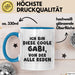 Gabi Tasse Ich Bin Diese Coole Gabi, Von Der Alle Reden Geschenk Blau Trendation