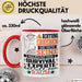 Survival-Experte Geschenk Tasse Lustiger Spruch Erheben Sie Sich Der Survival-Experte Betritt den Raum Rot Trendation