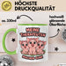 Schweinebauer Schweine Tier Tasse Geschenk Lustige Geschenkidee Spruch Meine Therapeuten Machen Oink Grün Trendation