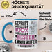 Langläufer Geschenk Lustiger Spruch für Langläufer Geschenkidee Bester Langläufer Der Welt Blau Trendation