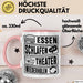 Theater Tasse Geschenk Essen Schlafen Theater Wiederholen Becher Rosa Trendation