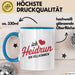 Heidrun Tasse Geschenk Ich Bin Vollkommen Heidrun Geschenkidee Geburtstag Blau Trendation
