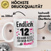 12 Geburtstag Teenager Tasse Geschenk Lustige Geschenkidee Spruch Endlich 12 Ich Kann Alles Ich Weiß Alles Ähm Mama Weiß Trendation