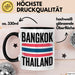Bangkok Thailand Tasse Geschenk Lustige Geschenkidee Spruch Schwarz Trendation