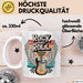 Gitarre Musikliebhaber Musiker Gitarrist Tasse Geschenk Lustige Geschenkidee Spruch Rock’n’Roll Weiß Trendation