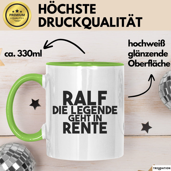 Ralf Tasse Ralf – Die Legende Geht In Rente Geschenk