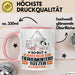 Tierheimunterstützer Geschenk Tasse So Gut Kann Nur Ein Tierheimunterstützer Aussehen Geschenkidee Kaffee-Becher Rosa Trendation