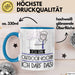 Geschenk für Outdoor-Köchin Tasse Lustige Geschenkidee Geburtstag Ich Bin Outdoor-Köchin Ich Darf Das Blau Trendation