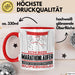 Marathonläufer Geschenk Tasse Ich Bin Marathonläufer Aber Sag Doch Einfach Superheld Lustige Geschenkdiee für Marathonläufer Kaffee-Becher Rot Trendation