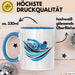 Schwimm Enthusiast Tasse Geschenkidee für Poolliebhaber Blau Trendation