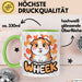 Meerschweinchen Tierliebhaber Tasse Geschenk Lustige Geschenkidee Spruch Wheek Grün Trendation