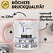 Geschenk für Köchin Tasse Lustige Geschenkidee Geburtstag Ich Bin Köchin Ich Darf Das Rosa Trendation