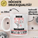 Musikerin Tasse Geschenk Becher Stark Attraktiv Furchtlos Musikerin Lustige Geschenkidee Weiß Trendation