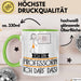 Geschenk für Professorin Tasse Lustige Geschenkidee Geburtstag Ich Bin Professorin Ich Darf Das Grün Trendation