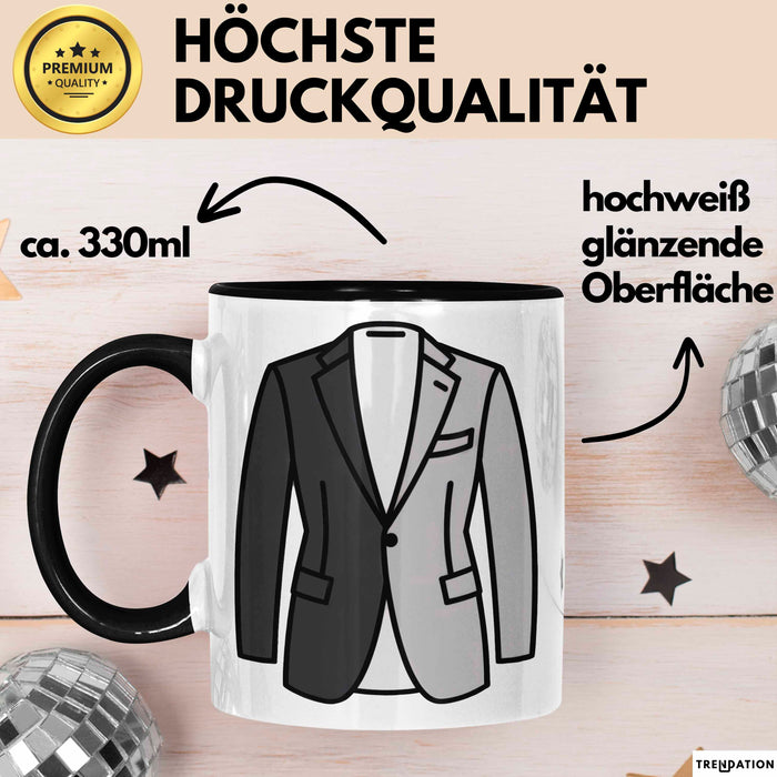 Minimalistischer Modefan Tasse Geschenkidee Trendation