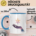 Manifestations Fan Tasse Geschenkidee für Traum Anzieher Blau Trendation