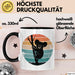 Retro Koala Tierliebhaber Tasse Geschenk Lustige Geschenkidee Spruch Schwarz Trendation