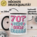 70er Geburtstag Geschenk Männer Frauen 70 Nein Doch Ohhhh Lustiger Spruch Geschenkidee Kaffee-Becher Trendation