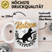 Katzen Geschenk Tasse Katzen-Besitzerin Kaffeebecher Katzen Servicepersonal Geschenkidee Weiß Trendation