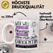Dirigentin Tasse Geschenk Spruch Wer Will Schon Prinzessin Sein Wenn Man Auch Dirigentin Sein Kann Weiß Trendation