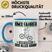 BMX-Fahrer Tasse Geschenk für BMX-Fahrer Der Mann Der Alles Kann Geschenkidee zum Geburtstag Blau Trendation