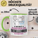 Segellehrer Geschenk Tasse So Gut Kann Nur Ein Segellehrer Aussehen Geschenkidee Kaffee-Becher Grün Trendation