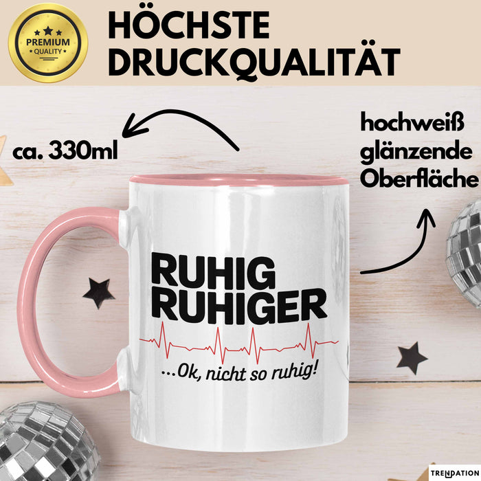 Sanitäter Tasse Geschenk Nicht ganz so leiser Rosa Trendation