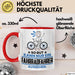 Fahrradfahrer Geschenk Tasse So Gut Kann Nur Ein Fahrradfahrer Aussehen Geschenkidee Kaffee-Becher Rot Trendation