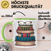 Bibliothekar Tasse Geschenkidee für Bücherliebhaber Grün Trendation