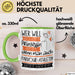Parkour-Athletin Tasse Geschenk Spruch Wer Will Schon Prinzessin Sein Wenn Man Auch Parkour-Athletin Sein Kann Grün Trendation