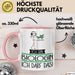 Geschenk für Biologin Tasse Lustige Geschenkidee Geburtstag Ich Bin Biologin Ich Darf Das Rosa Trendation