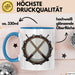 Schlagzeuger Tasse Geschenkidee für Beatmacher Fans Blau Trendation