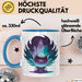 Spiritueller Suchender Tasse Geschenkidee für Innere Reise Blau Trendation