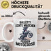 Motorcross Tasse Geschenk Ballett Echte Mädchen Fahren Motocross Weiß Trendation