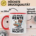 Rentner Pensionär Sarkasmus Bär Tasse Geschenk Lustige Geschenkidee Spruch Ich Bin In Rente Ich Muss Gar Nichts Rot Trendation