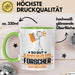 Forscher Geschenk Tasse So Gut Kann Nur Ein Forscher Aussehen Geschenkidee Kaffee-Becher Grün Trendation