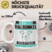 Halbonkel Tasse Geschenk für Halbonkel Geburtstag Lustiger Spruch Kaffee-Becher Was Ist Deine Superkraft Weiß Trendation
