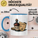 Rum Fan Tasse Geschenkidee für Piraten Spirituosen Liebhaber Blau Trendation