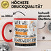 Handwerkerin Tasse Geschenk Spruch Wer Will Schon Prinzessin Sein Wenn Man Auch Handwerkerin Sein Kann Rot Trendation