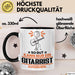 Gitarrist Geschenk Tasse So Gut Kann Nur Ein Gitarrist Aussehen Geschenkidee Kaffee-Becher Schwarz Trendation