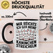 Kaninchen Hase Tierliebhaber Tasse Geschenk Lustige Geschenkidee Spruch Mir Reichts Ich Geh Meine Kaninchen Streicheln Schwarz Trendation